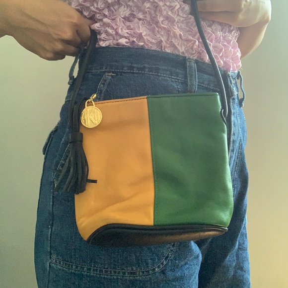 Multi Colour Leather Anne Klein Crossbody - Picture 6 of 7